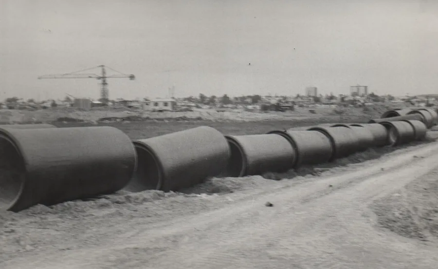 Caños de hormigón para obra de infraestructura revestidos con Revesta